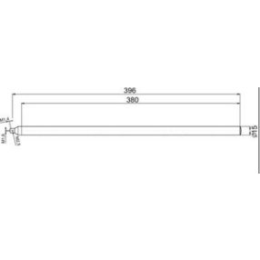 Mérőtapintó befogó M2.5, Hossz =400 mm