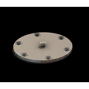 Alaplap rögzítő adapter 3/8"-16 (rozsdamentes acél)