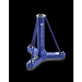   Rhino Series Heavy-Duty gurulós állvány 32" - Fix magasságú - Kék 3-1/2"-8 rögzítőgyűrűvel