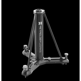   Warthog Series Heavy-Duty gurulós állvány 24"- Fix magasságú - Fekete 3-1/2"-8 rögzítőgyűrűvel