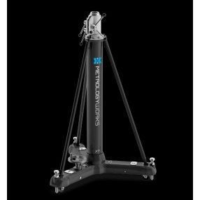   Rhino Series Heavy-Duty gurulós állvány 72"-122" - Fekete 3-1/2"-8 rögzítőgyűrűvel
