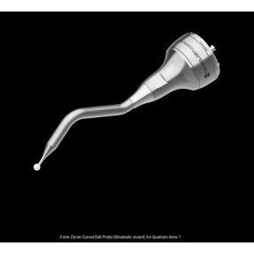   4mm hajlított szárú cirkónia gömb tapintó Faro Quantum mérőkarhoz (kinematikus rögzítés)