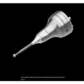   4mm rozsdamentes acél gömb tapintó extra hosszú szárral Faro Quantum mérőkarhoz (kinematikus rögzítés)