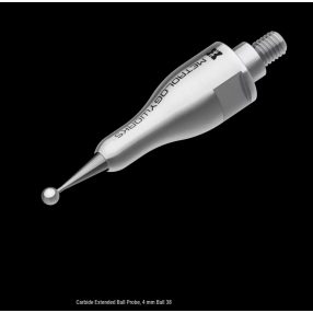   4mm 38,1mm karbid hosszabbítós rozsdamentes acél gömb tapintó M6 menettel Faro mérőkarhoz