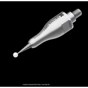   4mm 38,1mm karbid hosszabbítós cirkónia gömb tapintó M6 menettel Faro mérőkarhoz