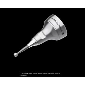   7mm 38x1mm karbid hosszabbítós rozsdamentes acél gömb tapintó Faro mérőkarhoz