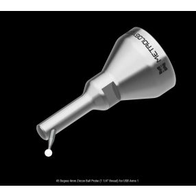 45 fokos 4mm cirkónia gömb tapintó Faro mérőkarhoz